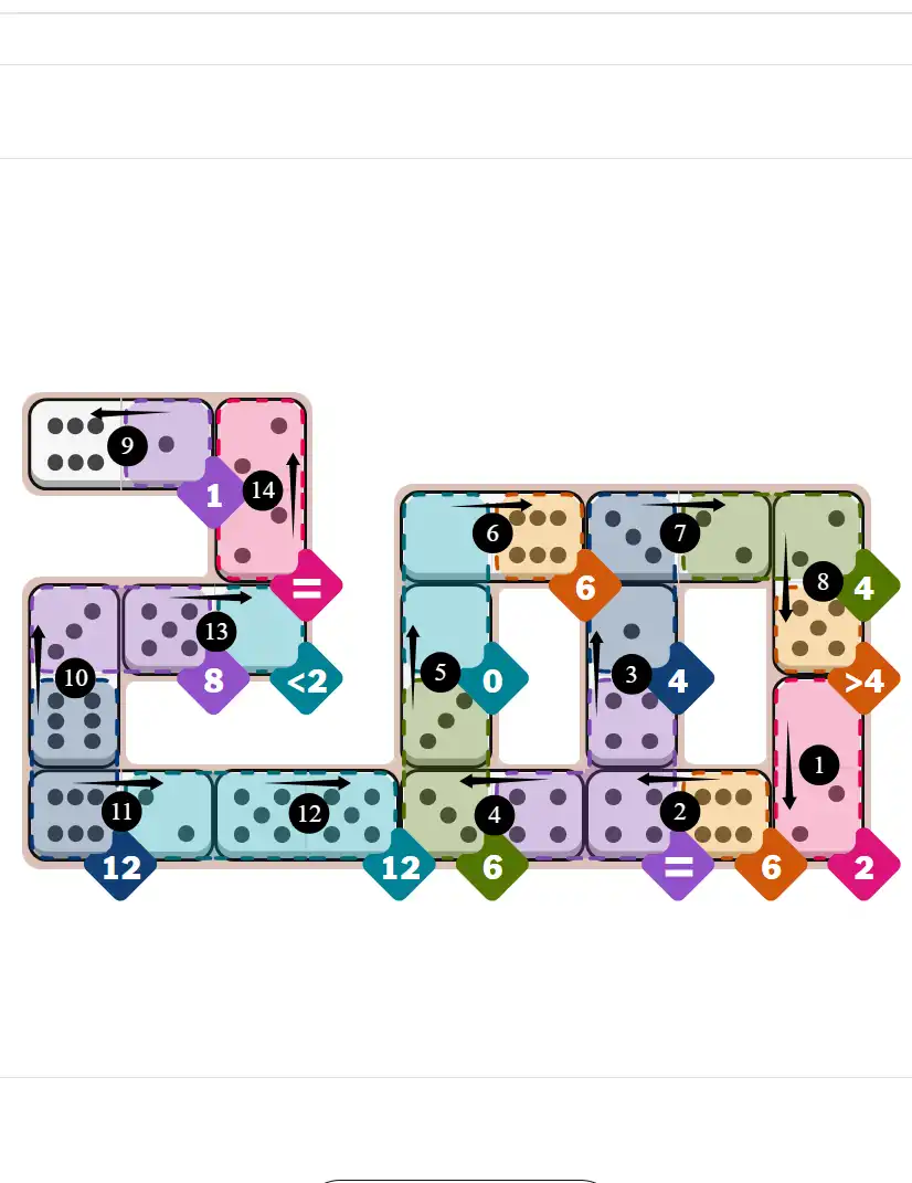 NYT Pips March 5, 2026 hard puzzle full solution grid showing final answer with hints