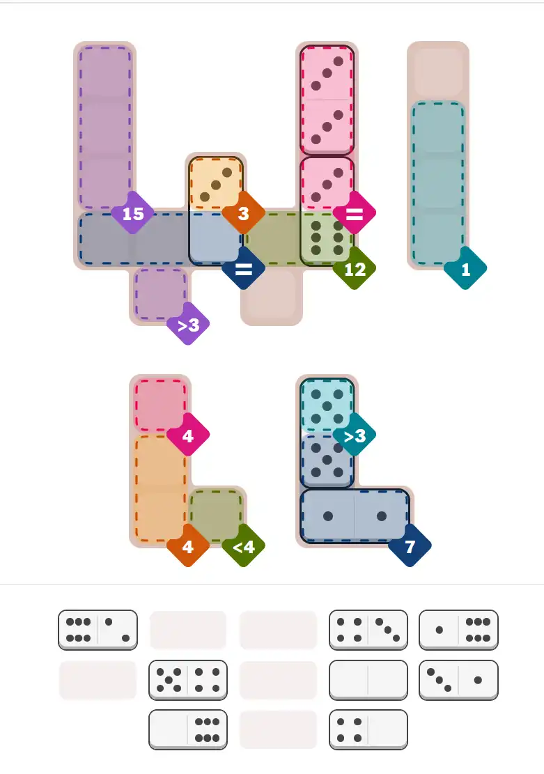 Pips hint for March 6, 2026 – hard level puzzle grid with critical first placements and strategy