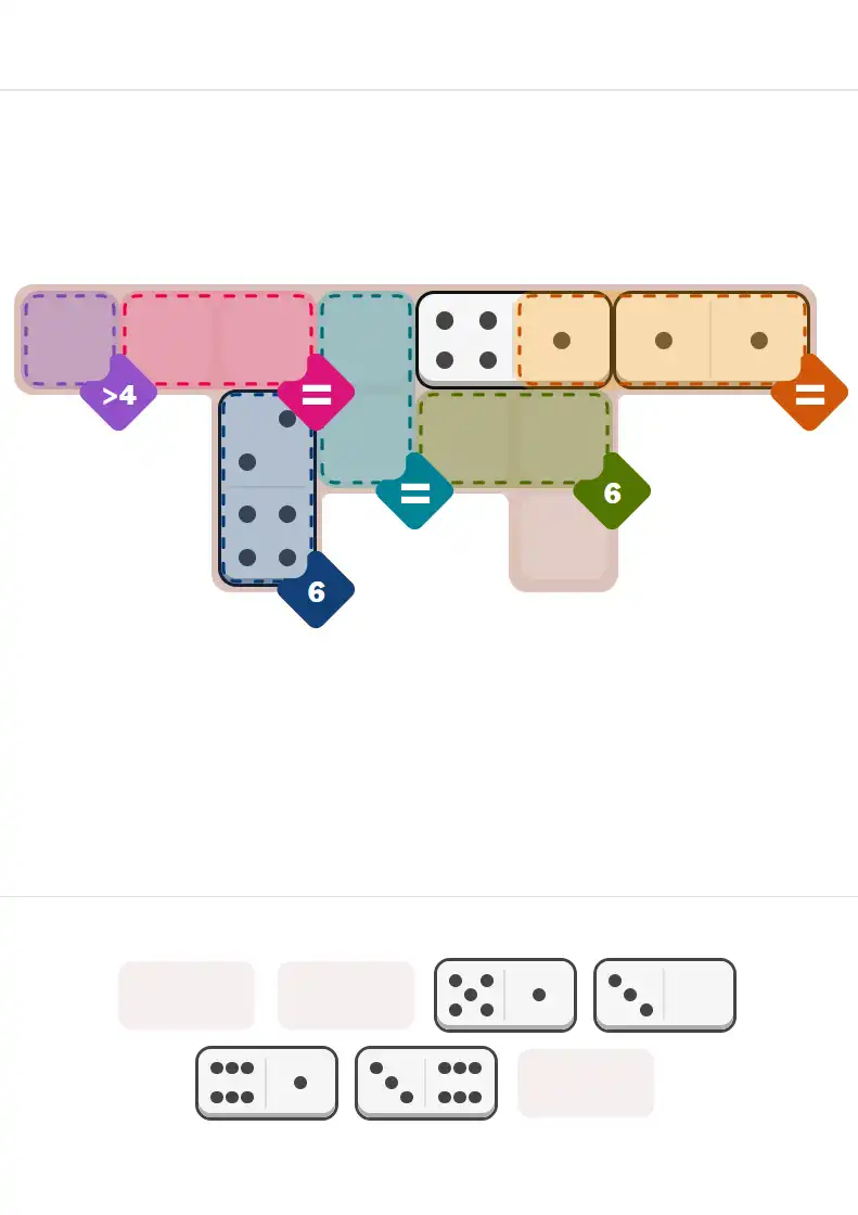 Pips hint for March 9, 2026 – medium level puzzle grid highlighting important moves and hints