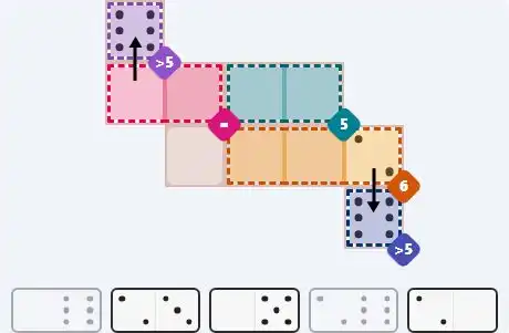 Pips hint for April 10, 2026 – easy level puzzle grid showing key first steps and strategy