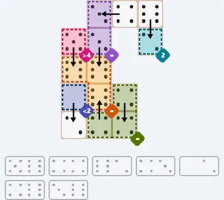 NYT Pips April 10, 2026 medium puzzle full solution grid with completed hints
