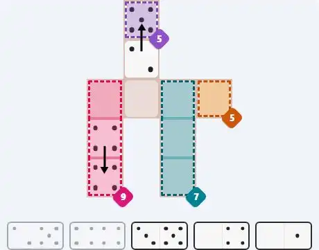 Pips hint for April 11, 2026 – easy level puzzle grid showing key first steps and strategy