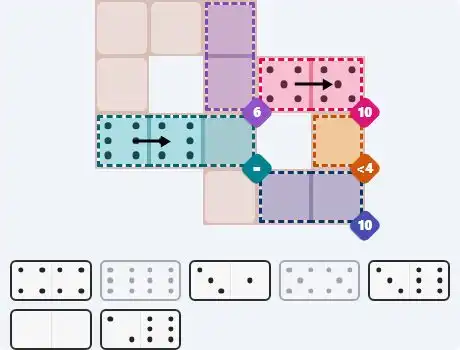 Pips hint for April 11, 2026 – medium level puzzle grid highlighting important moves and hints