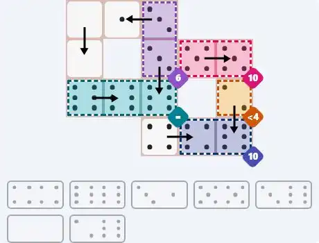NYT Pips April 11, 2026 medium puzzle full solution grid with completed hints