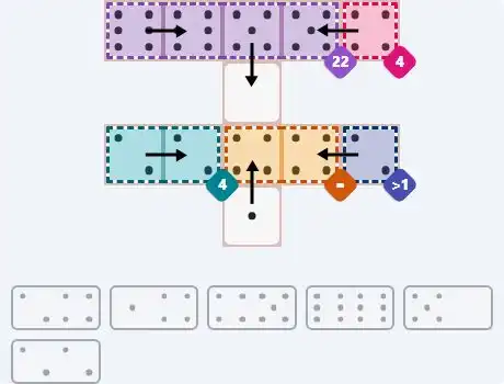 NYT Pips April 12, 2026 easy puzzle full solution grid with all hints completed