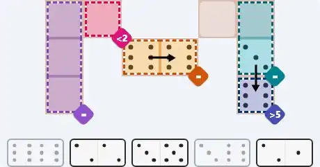 Pips hint for April 14, 2026 – easy level puzzle grid showing key first steps and strategy