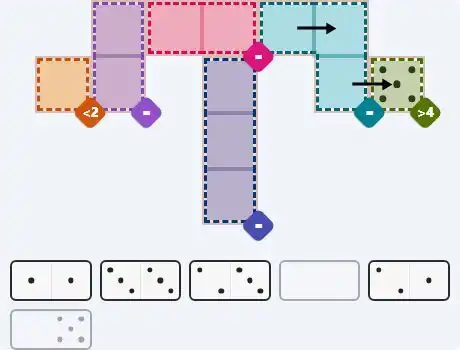 Pips hint for April 15, 2026 – easy level puzzle grid showing key first steps and strategy