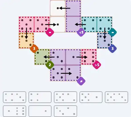 NYT Pips April 15, 2026 medium puzzle full solution grid with completed hints