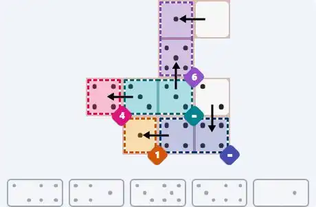 NYT Pips April 16, 2026 easy puzzle full solution grid with all hints completed