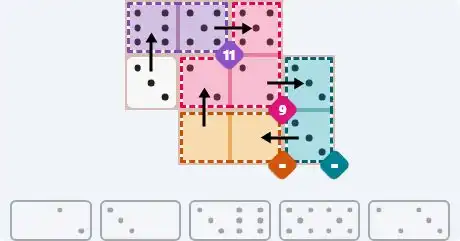 NYT Pips April 18, 2026 easy puzzle full solution grid with all hints completed
