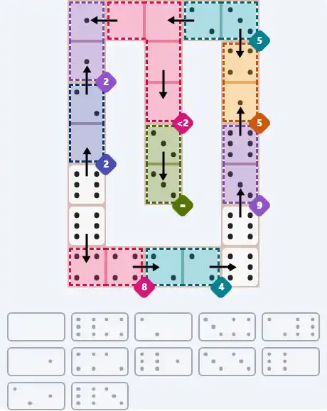 NYT Pips April 19, 2026 hard puzzle full solution grid showing final answer with hints