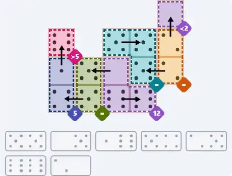NYT Pips April 20, 2026 medium puzzle full solution grid with completed hints