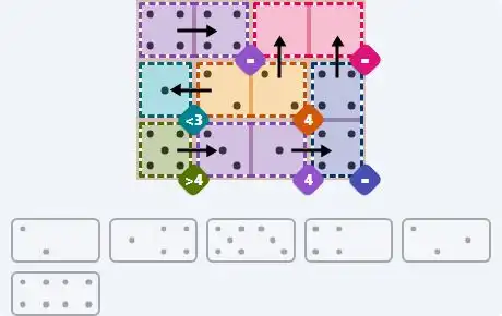 NYT Pips April 22, 2026 medium puzzle full solution grid with completed hints