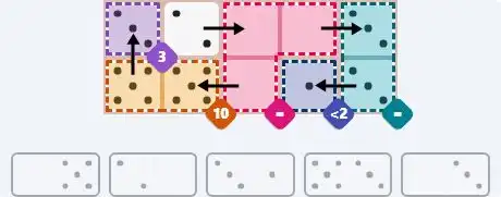 NYT Pips April 24, 2026 easy puzzle full solution grid with all hints completed