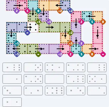 NYT Pips April 24, 2026 hard puzzle full solution grid showing final answer with hints