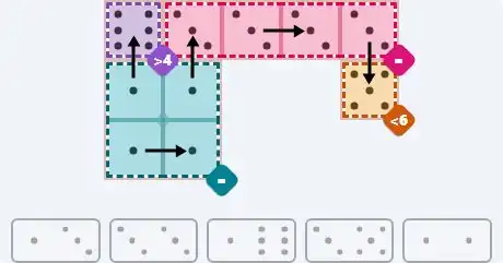 NYT Pips April 25, 2026 easy puzzle full solution grid with all hints completed