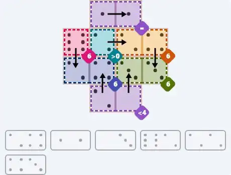 NYT Pips April 25, 2026 medium puzzle full solution grid with completed hints