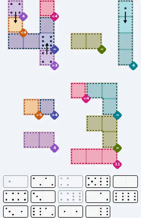 Pips hint for April 29, 2026 – hard level puzzle grid with critical first placements and strategy