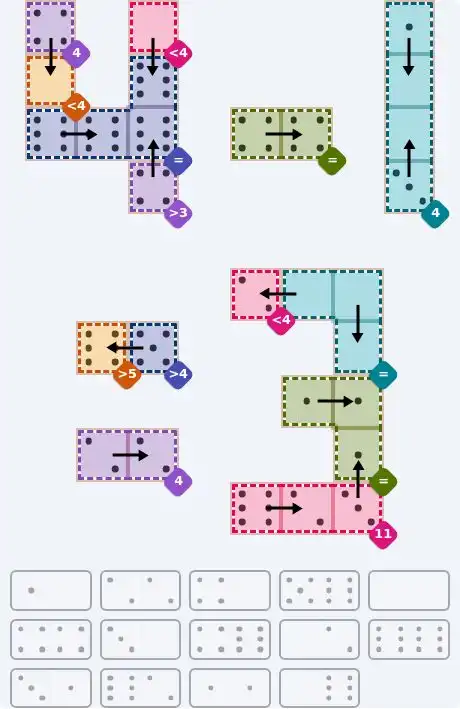 NYT Pips April 29, 2026 hard puzzle full solution grid showing final answer with hints