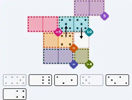 Pips hint for April 29, 2026 – medium level puzzle grid highlighting important moves and hints