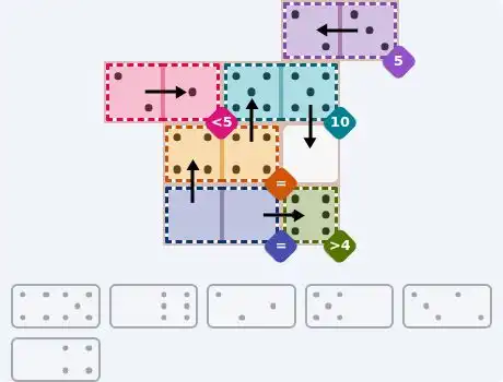 NYT Pips April 29, 2026 medium puzzle full solution grid with completed hints