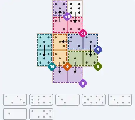 NYT Pips April 4, 2026 medium puzzle full solution grid with completed hints