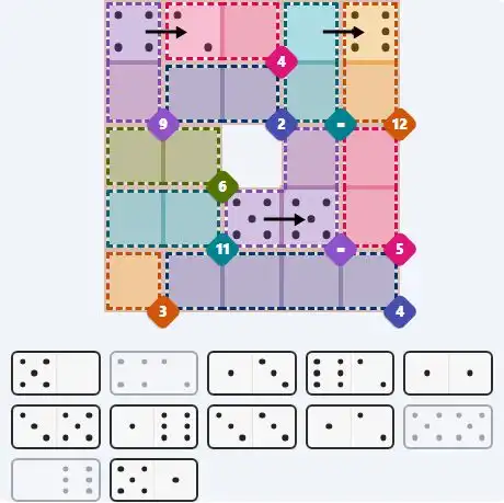 Pips hint for April 5, 2026 – hard level puzzle grid with critical first placements and strategy