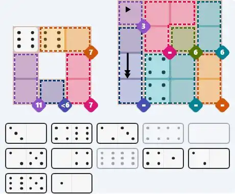 Pips hint for April 6, 2026 – hard level puzzle grid with critical first placements and strategy