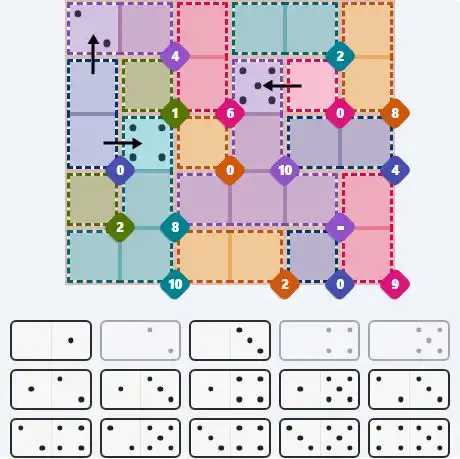 Pips hint for April 7, 2026 – hard level puzzle grid with critical first placements and strategy