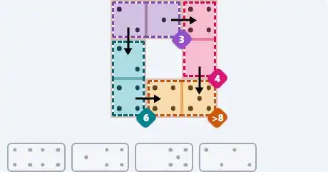NYT Pips April 8, 2026 easy puzzle full solution grid with all hints completed