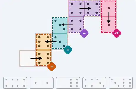 NYT Pips May 2, 2026 easy puzzle full solution grid with all hints completed