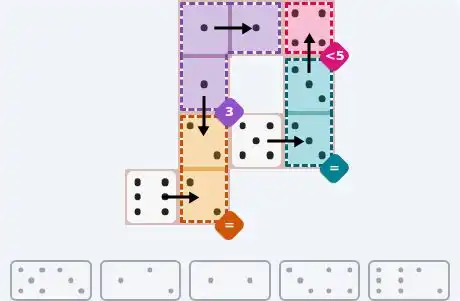 NYT Pips June 1, 2026 easy puzzle full solution grid with all hints completed