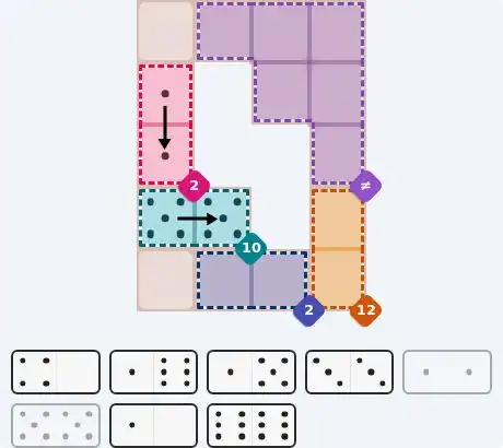 Pips hint for June 1, 2026 – medium level puzzle grid highlighting important moves and hints