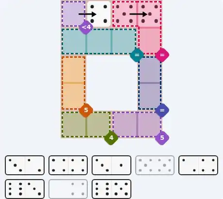 Pips hint for June 2, 2026 – medium level puzzle grid highlighting important moves and hints