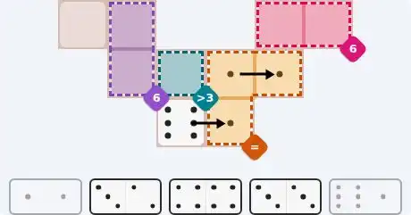 Pips hint for May 12, 2026 – easy level puzzle grid showing key first steps and strategy