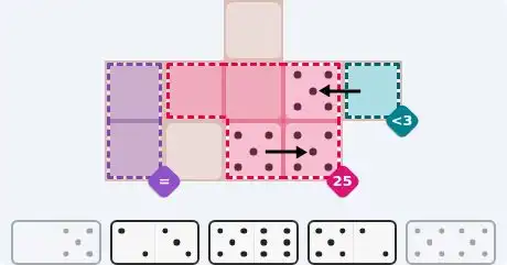 Pips hint for May 13, 2026 – easy level puzzle grid showing key first steps and strategy