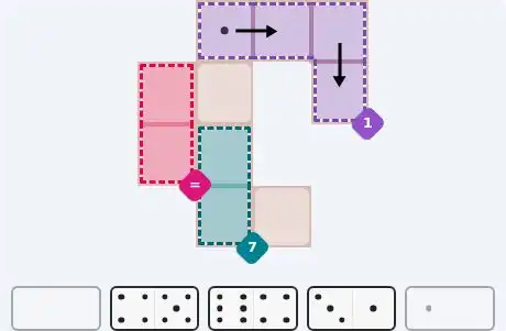 Pips hint for May 15, 2026 – easy level puzzle grid showing key first steps and strategy