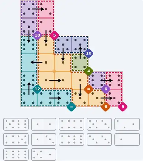 NYT Pips May 15, 2026 hard puzzle full solution grid showing final answer with hints