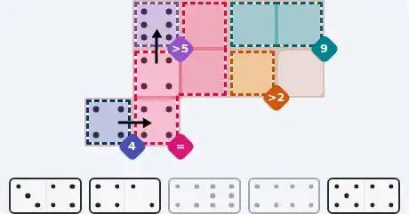 Pips hint for May 17, 2026 – easy level puzzle grid showing key first steps and strategy