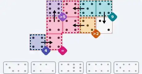 NYT Pips May 17, 2026 easy puzzle full solution grid with all hints completed