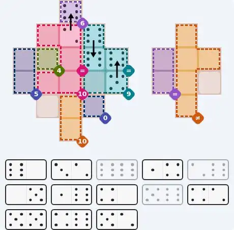 Pips hint for May 17, 2026 – hard level puzzle grid with critical first placements and strategy