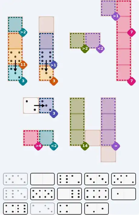 Pips hint for May 18, 2026 – hard level puzzle grid with critical first placements and strategy