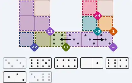 Pips hint for May 19, 2026 – medium level puzzle grid highlighting important moves and hints