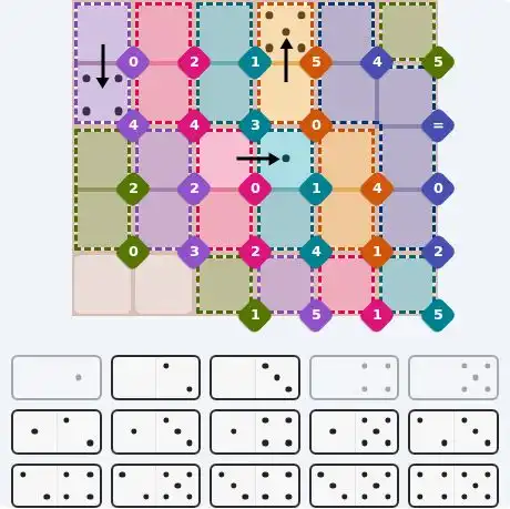 Pips hint for May 21, 2026 – hard level puzzle grid with critical first placements and strategy