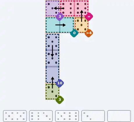 NYT Pips May 24, 2026 easy puzzle full solution grid with all hints completed