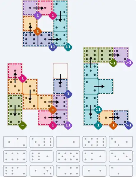 NYT Pips May 24, 2026 hard puzzle full solution grid showing final answer with hints