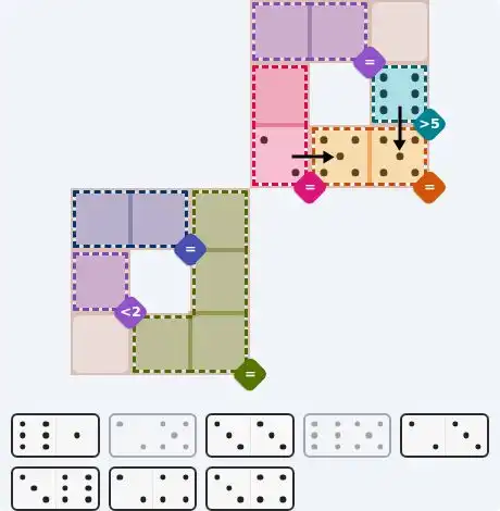 Pips hint for May 25, 2026 – medium level puzzle grid highlighting important moves and hints