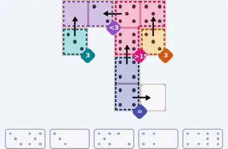 NYT Pips May 27, 2026 easy puzzle full solution grid with all hints completed