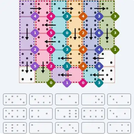NYT Pips May 27, 2026 hard puzzle full solution grid showing final answer with hints