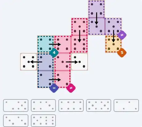 NYT Pips May 28, 2026 medium puzzle full solution grid with completed hints
